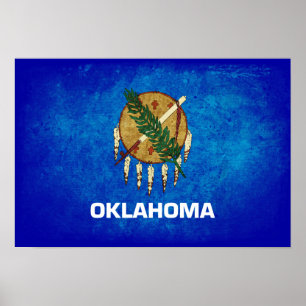 Póster Bandera de Oklahoman;