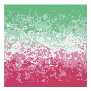 Póster Bandera de Orgullo Abrosexual Abstracta Groovy Psi