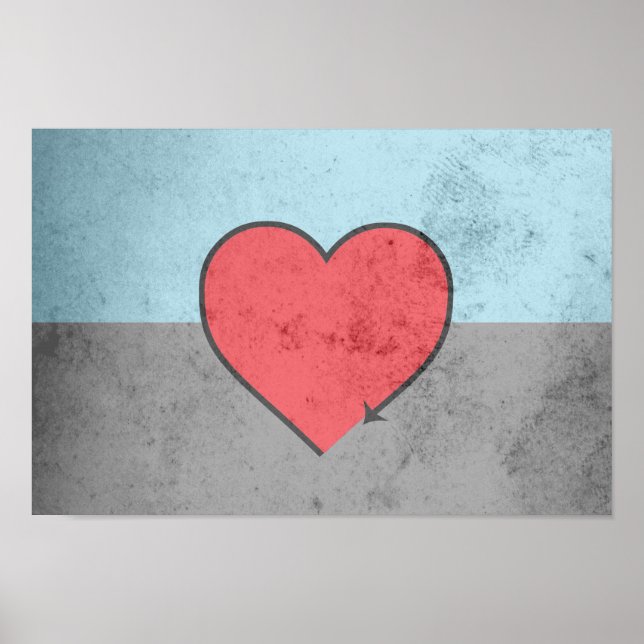 PÓSTER BANDERA DE ORGULLO AUTOSEXUAL (Frente)