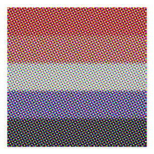 Póster Bandera de Orgullo Cupioromántico Abstracta Trippy