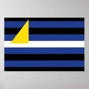PÓSTER BANDERA DE ORGULLO DE DEPORTES ACUÁTICOS