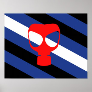 Póster Bandera de Orgullo de Máscara