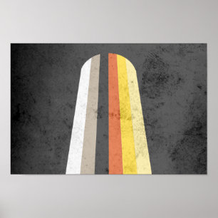 PÓSTER BANDERA DE ORGULLO DE PELO LARGO