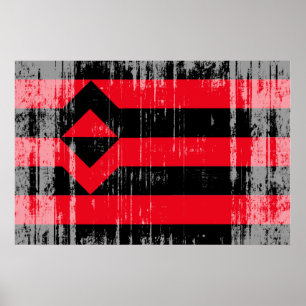PÓSTER BANDERA DE ORGULLO DEL PUÑO