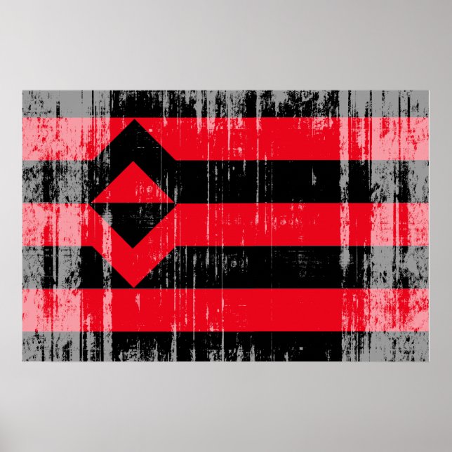 PÓSTER BANDERA DE ORGULLO DEL PUÑO (Frente)