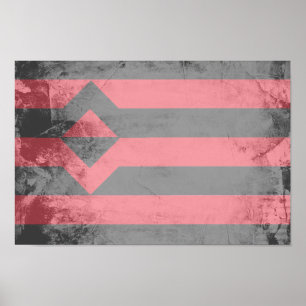 PÓSTER BANDERA DE ORGULLO DEL PUÑO