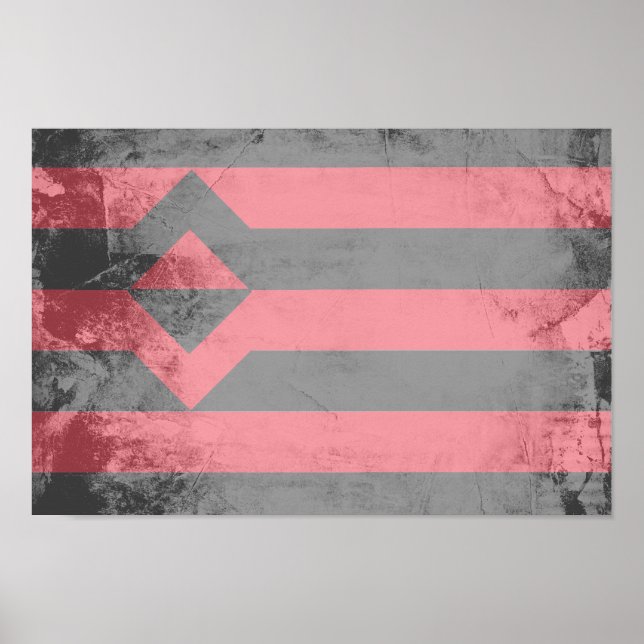 PÓSTER BANDERA DE ORGULLO DEL PUÑO (Frente)