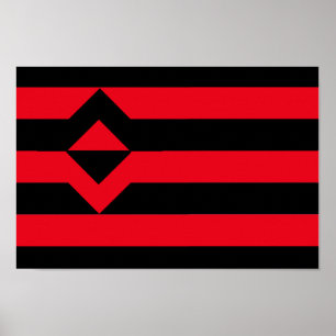 PÓSTER BANDERA DE ORGULLO DEL PUÑO