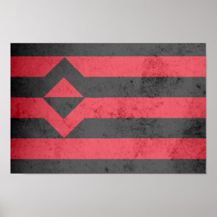 PÓSTER BANDERA DE ORGULLO DEL PUÑO
