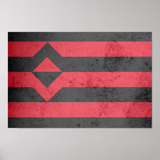 PÓSTER BANDERA DE ORGULLO DEL PUÑO (Frente)