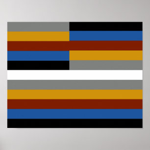 Póster Bandera de Orgullo Friki