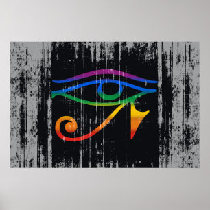 PÓSTER BANDERA DE ORGULLO GAY GÓTICO