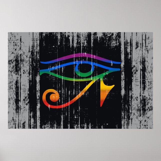 PÓSTER BANDERA DE ORGULLO GAY GÓTICO (Frente)