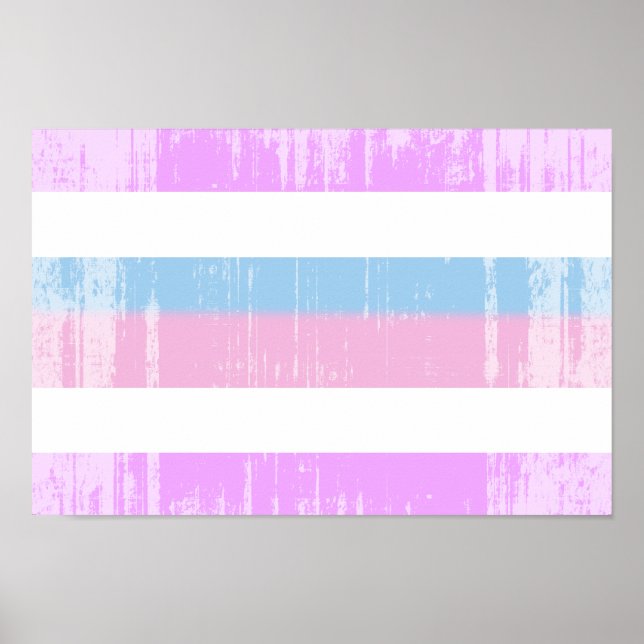 Póster Bandera de orgullo intersexual (Frente)