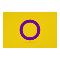 Bandera de orgullo intersexual de SlipperyJoe's fo