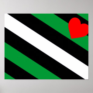 Póster Bandera de Orgullo Leather Boi
