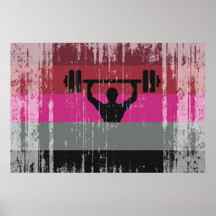 PÓSTER BANDERA DE ORGULLO MUSCULAR