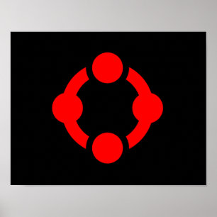 Póster Bandera de Orgullo Niche (Negro)