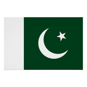 Póster Bandera de Pakistán