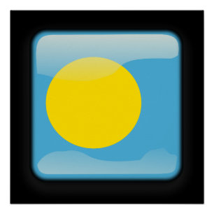 Póster Bandera de Palau