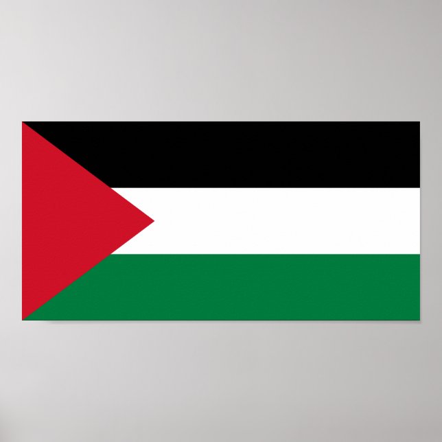Póster Bandera de Palestina (Frente)