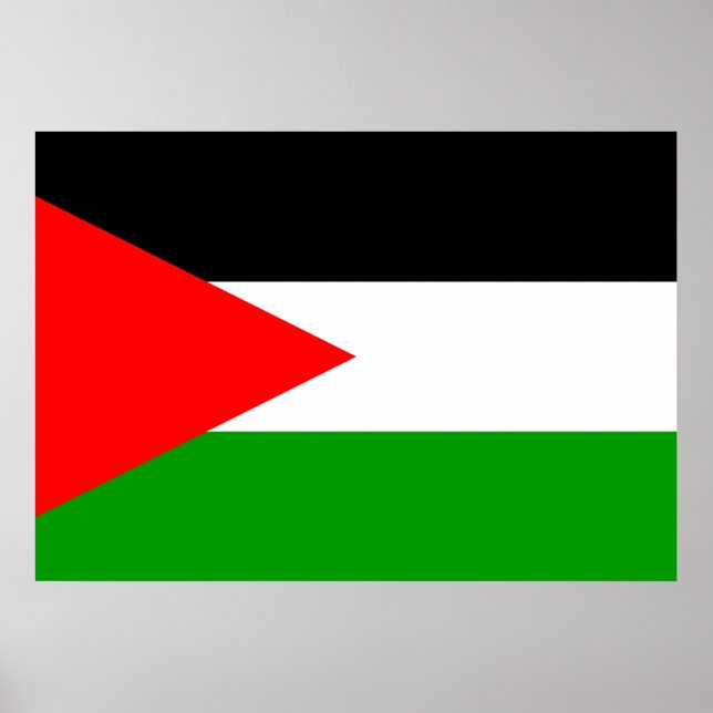 Póster Bandera de Palestina (Frente)