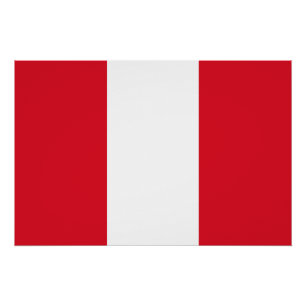 Póster Bandera de Perú