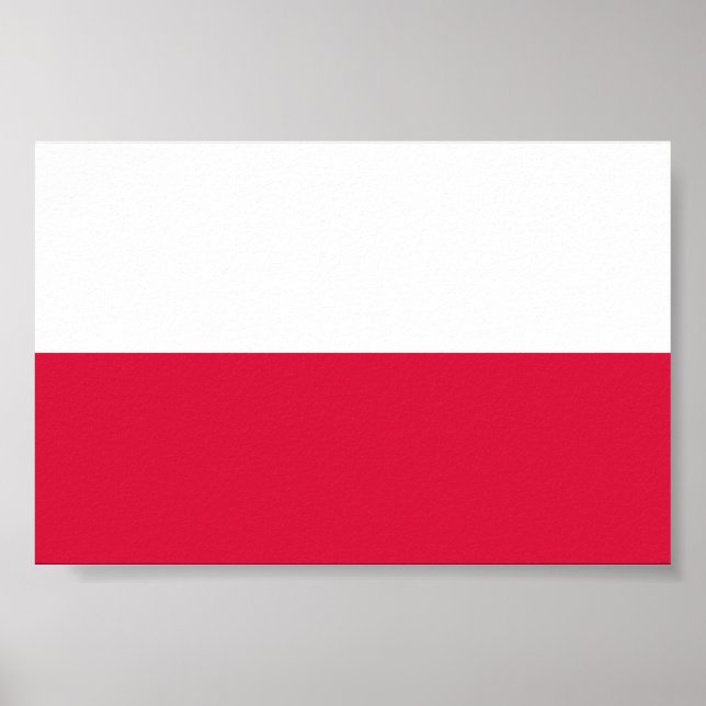 Póster Bandera de Polonia (Frente)