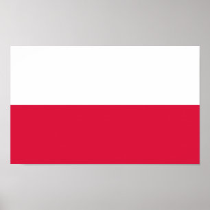 Póster Bandera de Polonia