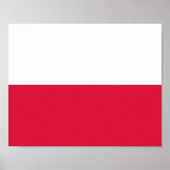 Póster Bandera de Polonia (Frente)