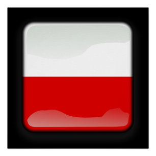 Póster Bandera de Polonia