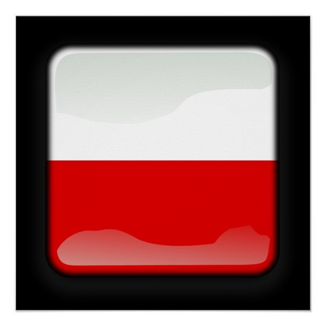 Póster Bandera de Polonia (Anverso)