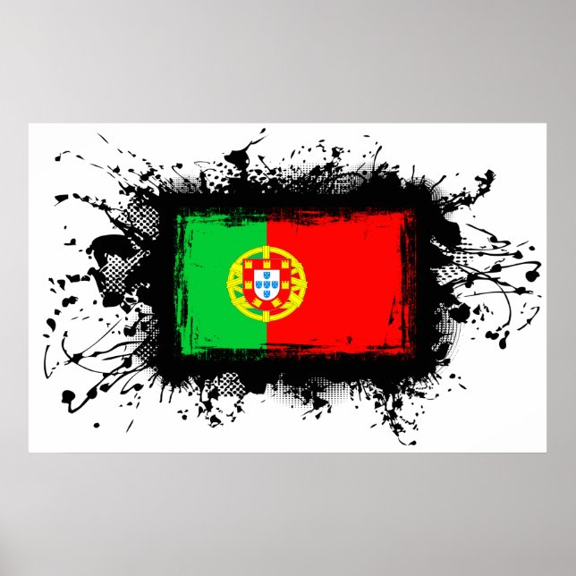 Póster Bandera de Portugal (Frente)
