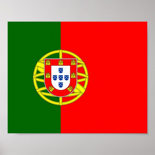 Póster Bandera de Portugal (Frente)