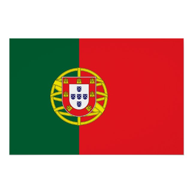 Póster Bandera de Portugal (Anverso)