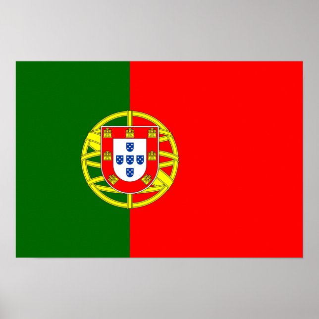 Póster Bandera de Portugal (Frente)