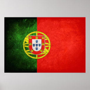 Póster bandera de portugal