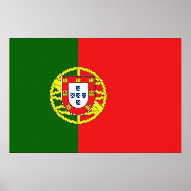 Póster Bandera de Portugal (Frente)