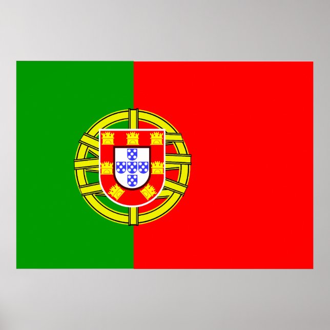 Póster Bandera de Portugal (Frente)
