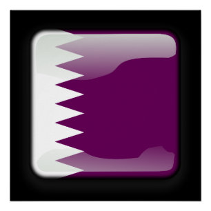 Póster Bandera de Qatar