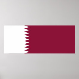Póster Bandera de Qatar
