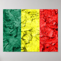 Bandera de reggae vintage