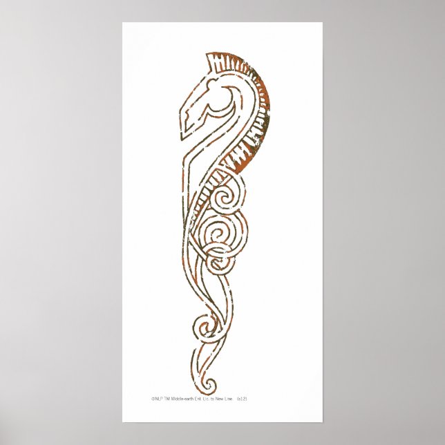 Póster Bandera de Rohirrim (Frente)