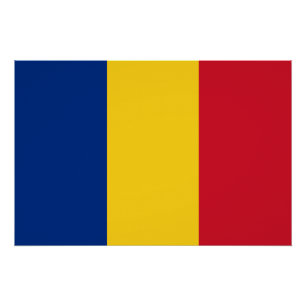 Póster Bandera de Rumania