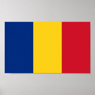 Póster Bandera de Rumania