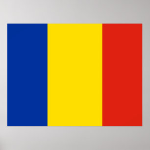 Póster Bandera de Rumania