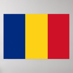 Póster Bandera de Rumania