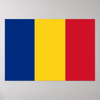Póster Bandera de Rumania