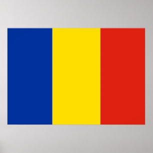 Póster Bandera de Rumania