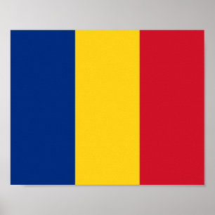 Póster Bandera de Rumania
